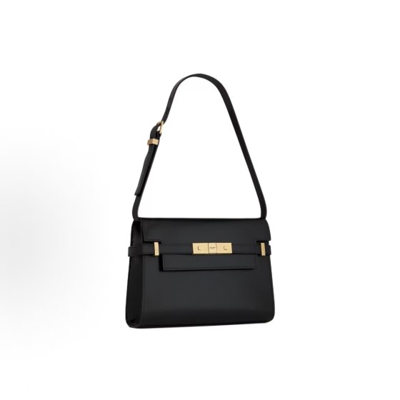 SAINT LAURENT YSL Manhattan Manhattan Crossbody single-shoulder Bag for Women, black